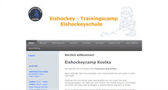 Desktop Screenshot of eishockeycamp.de